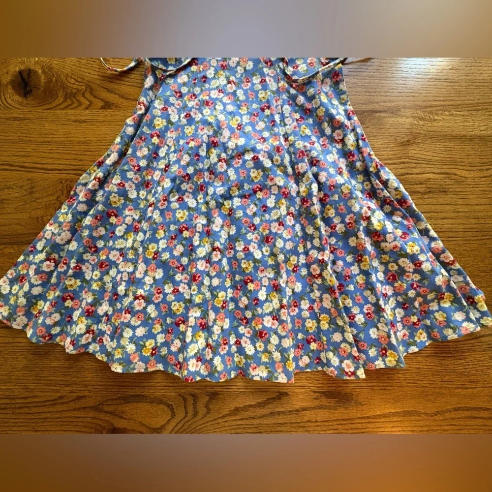 Vintage Ruth of Carolina floral girls dress- size 7
